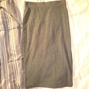 Gray skirt